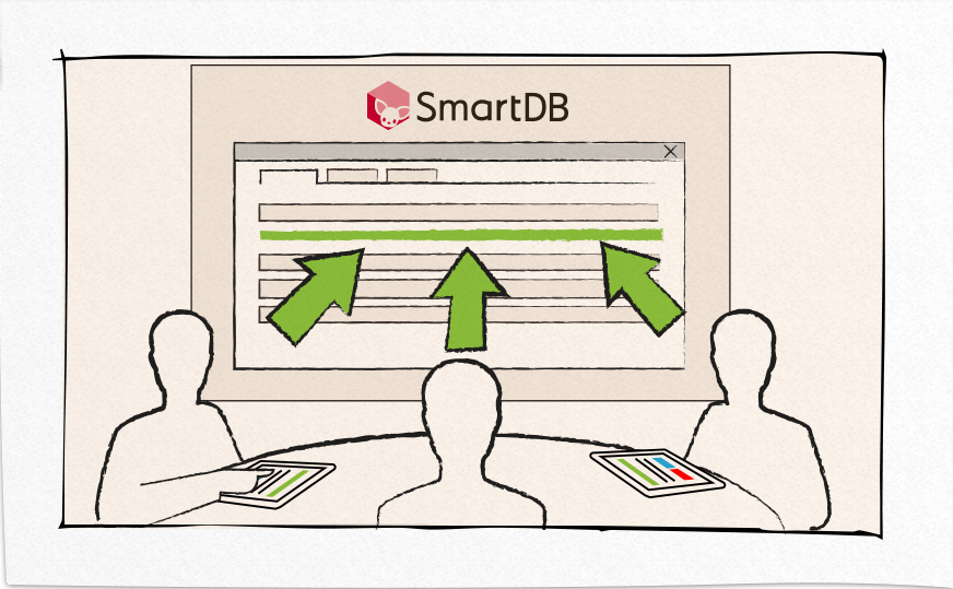 「SmartDB」で実現できるペーパーレス会議システム