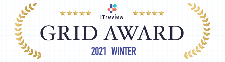 「ITreview Grid Award 2021 Winter」のロゴ